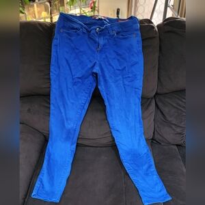 Lucky Brand charlie skinny jeans size 6 in blue.